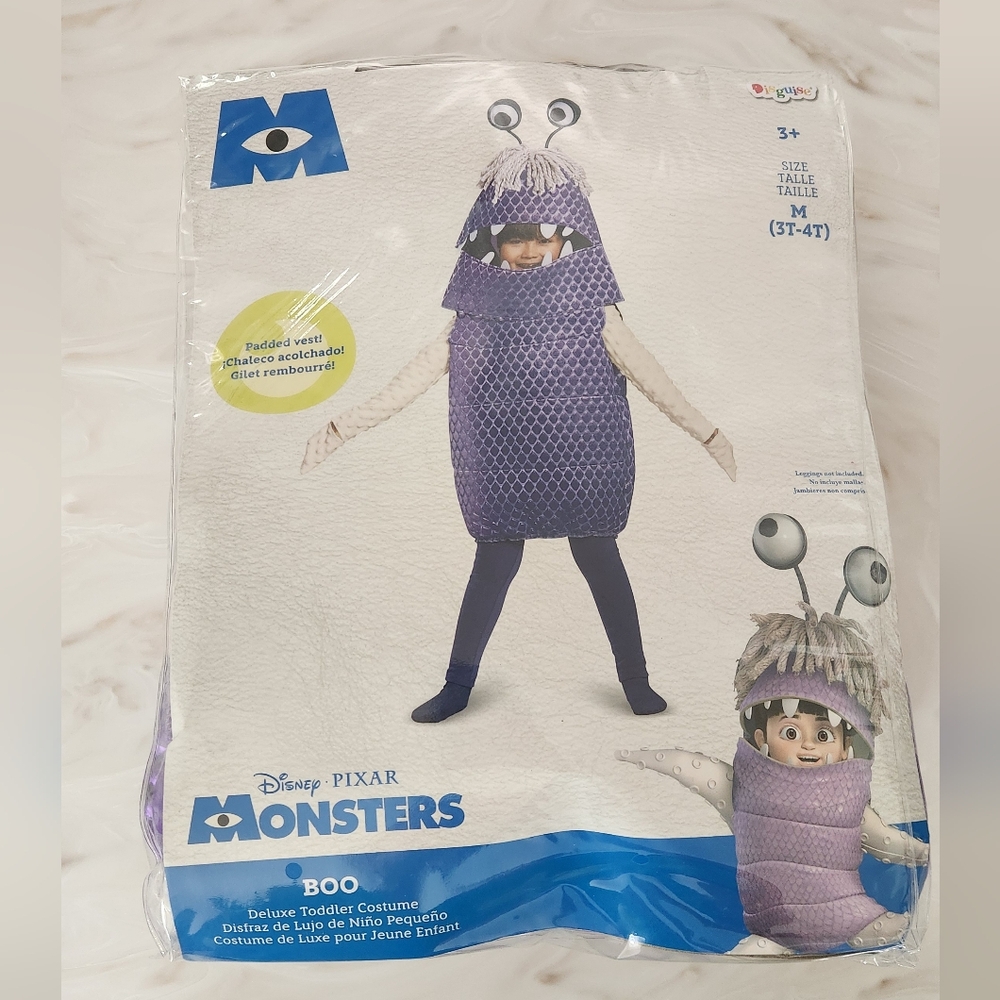 Monsters Inc Boo Deluxe Toddler Costume 3t-4t